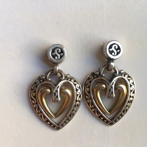 Brighton Silver and gold earrings